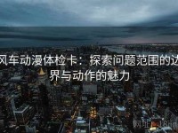 风车动漫体检卡：探索问题范围的边界与动作的魅力