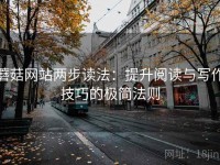 蘑菇网站两步读法：提升阅读与写作技巧的极简法则