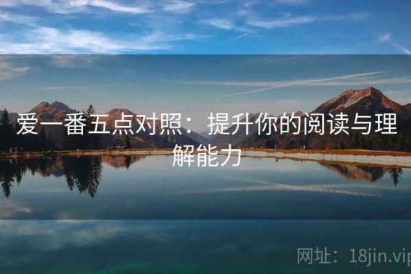 爱一番五点对照：提升你的阅读与理解能力